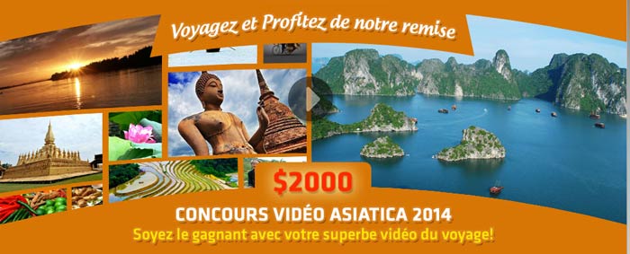 Voyagez ! Filmez et gagnez 2000 $ !